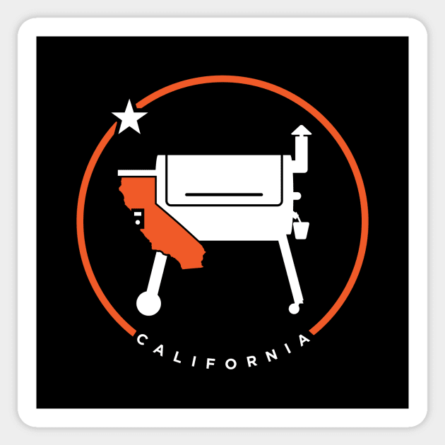 Cali Traeger Sticker by PixelMGMT